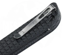 Bellamy Satin Black Micarta -Messer Rabatte Geschäft Bellamy BL31M3 Pocket Clip 1280x1280