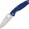 Spyderco Resilience FRN Blue CPM-S35VN Combo -Messer Rabatte Geschäft C142PSBL Einhandmesser 1280x1280