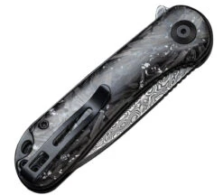 Elementum Damast Shredded Carbon -Messer Rabatte Geschäft C907C DS2 Closed Clip 1280x1280