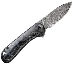 Elementum Damast Shredded Carbon -Messer Rabatte Geschäft C907C DS2 Rueckseite 1280x1280