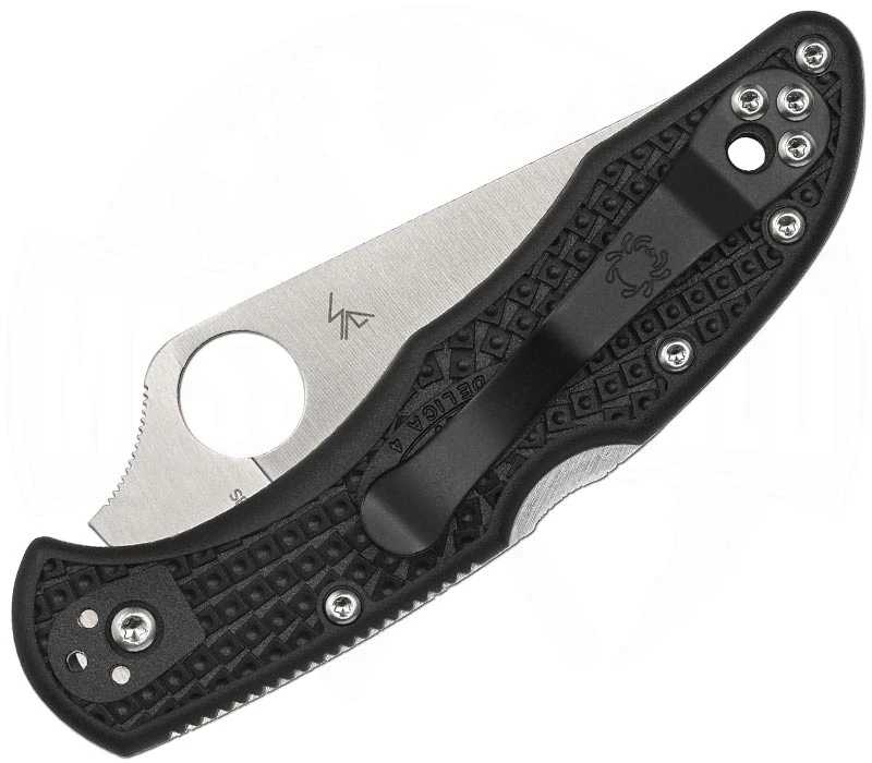 Spyderco Delica 4 Thin Blue Line Combo – Bild 2