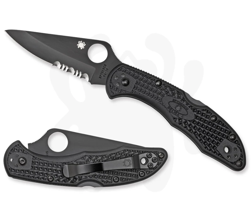 Spyderco Delica 4 Lightweight All Black â Bild 2