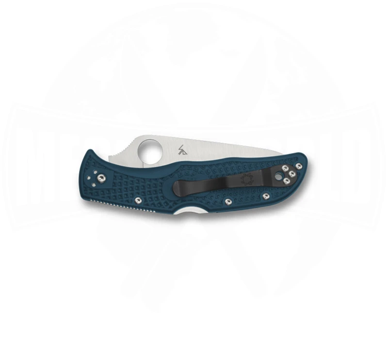 Spyderco Endela FRN K390 Serrated Blue – Bild 2