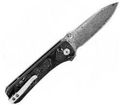 Hawk Damascus Aluminium Foil Carbon -Messer Rabatte Geschäft Hawk Damascus Aluminium Foil Back 1280x1280