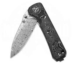 Hawk Damascus Aluminium Foil Carbon -Messer Rabatte Geschäft Hawk Damascus Aluminium Foil Half 1280x1280
