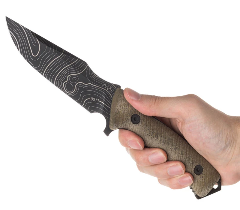 M311 Elmax DLC Micarta Olive â Bild 3