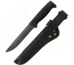 M95 Ranger Puukko Leder Schwarz Löwe