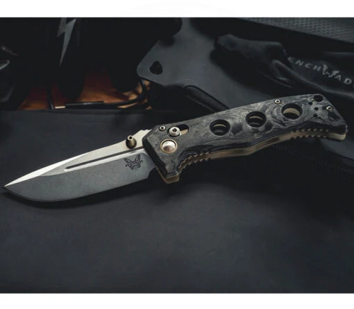 Benchmade Mini Adamas Marble Carbon – Bild 2