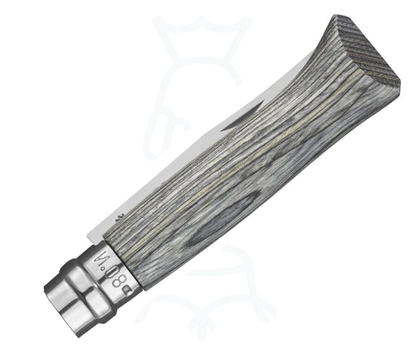 Opinel No. 08 Bouleau Lamellé Gris – Bild 2