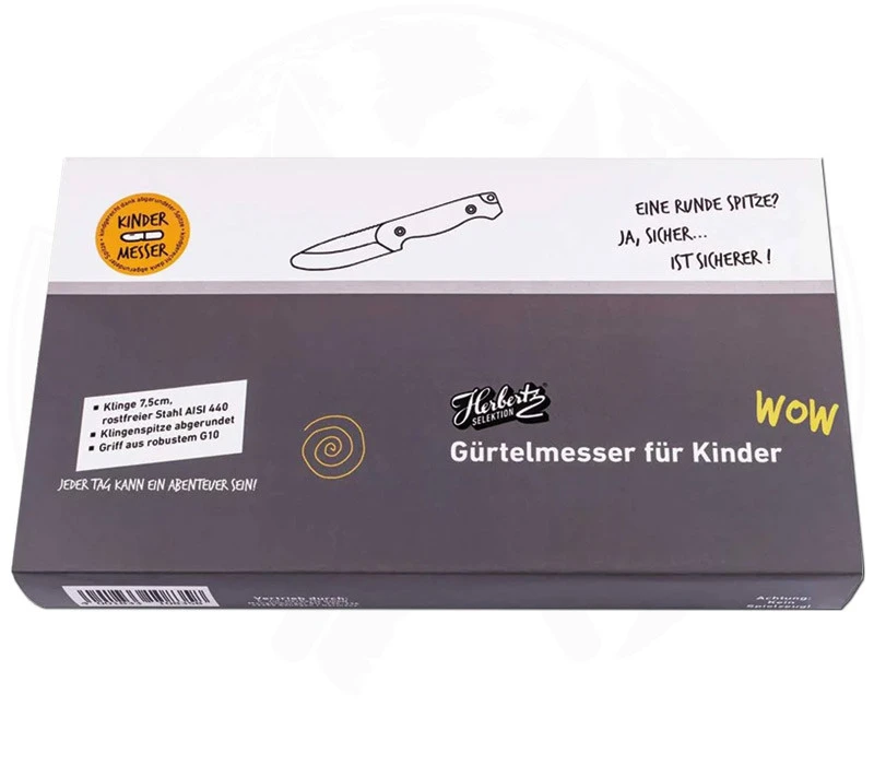 Herbertz Outdoor Kindermesser Grün – Bild 3