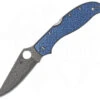Spyderco Stretch 2 XL Blue Nishijin Damast -Messer Rabatte Geschäft Stretch 2 XL Blue Nishjin Damast 1280x1280