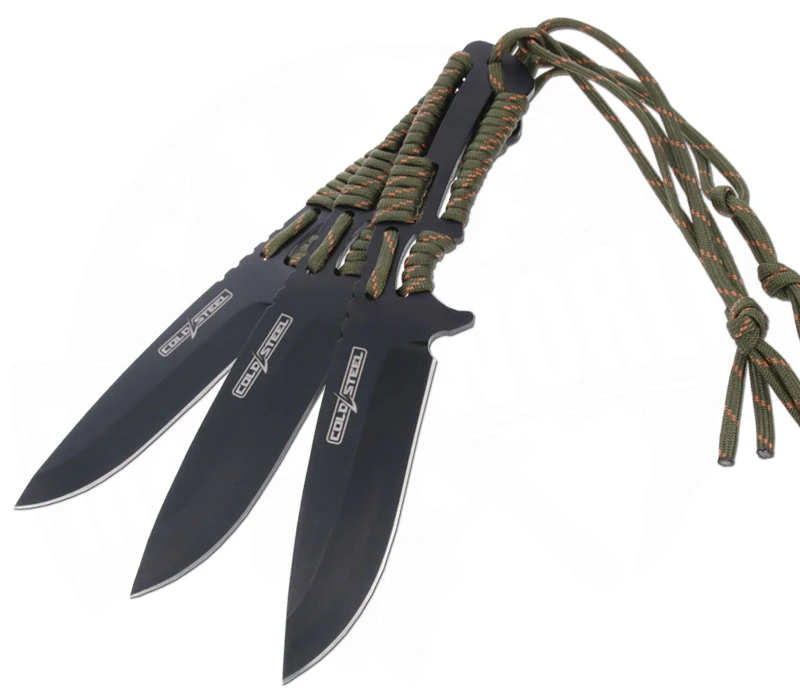 Cold Steel Throwing Knives Set Paracord