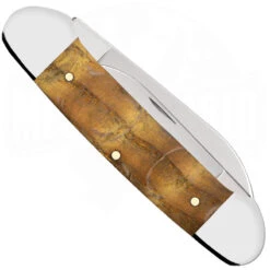 Canoe Yellow Curly Oak -Messer Rabatte Geschäft Yellow Curly Oak Canoe Closed 1280x1280