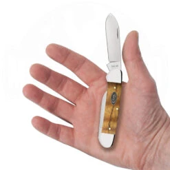 Canoe Yellow Curly Oak -Messer Rabatte Geschäft Yellow Curly Oak Canoe Hand 1280x1280