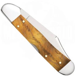 Mini CopperLock Yellow Curly Oak -Messer Rabatte Geschäft Yellow Curly Oak Mini Copperlock Closed 1280x1280