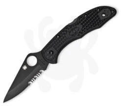 Spyderco Delica 4 Lightweight All Black