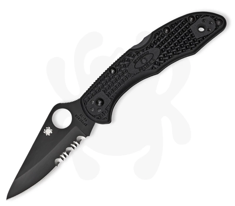 Spyderco Delica 4 Lightweight All Black