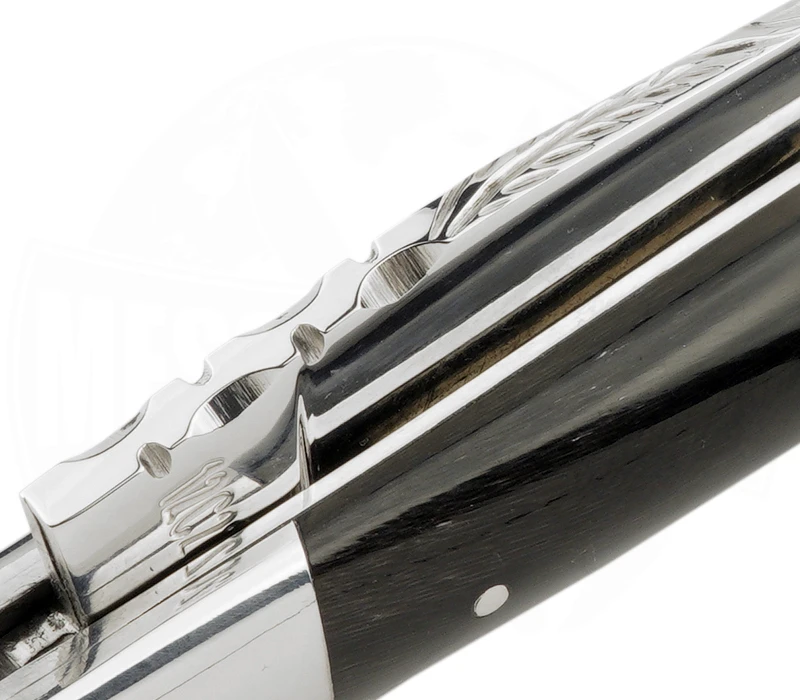 Laguiole Büffelhorn Guillochiert – Bild 5