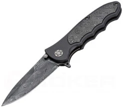 Böker Leopard Damast III 42 Einhandmesser